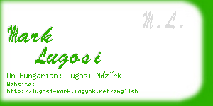 mark lugosi business card